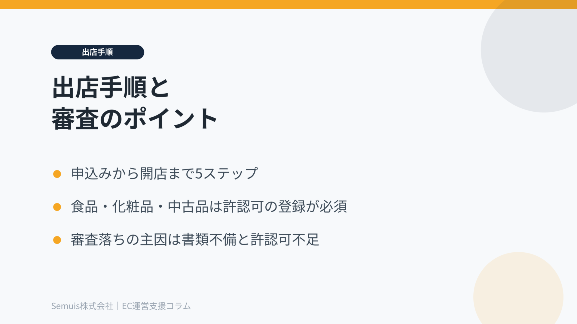 メルカリShopsの出店手順と審査のポイント