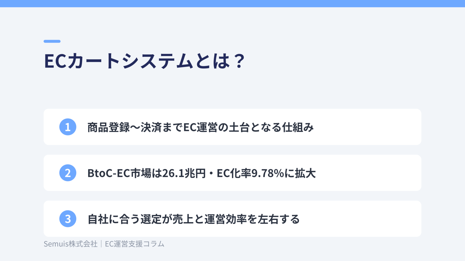 ECカートシステムとは