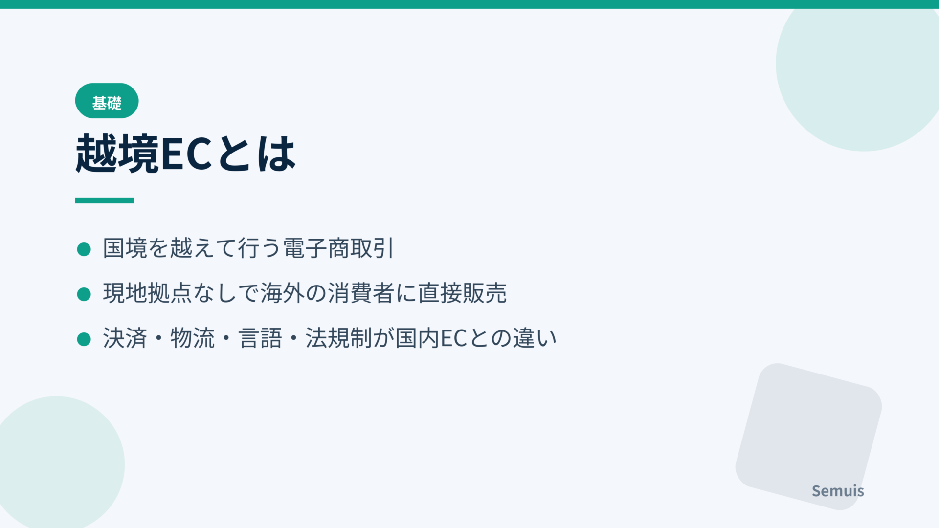 越境ECとは