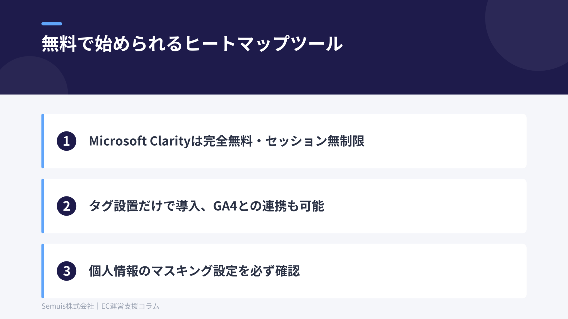 無料で始められるヒートマップツール