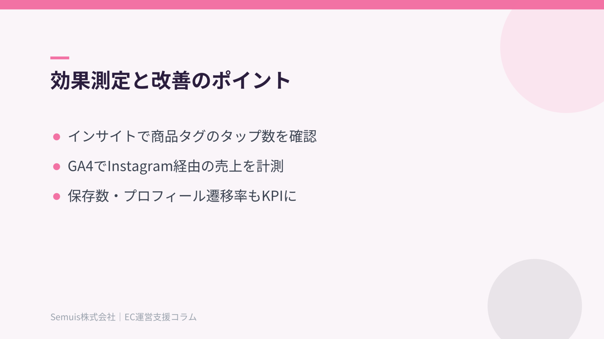 効果測定と改善のポイント