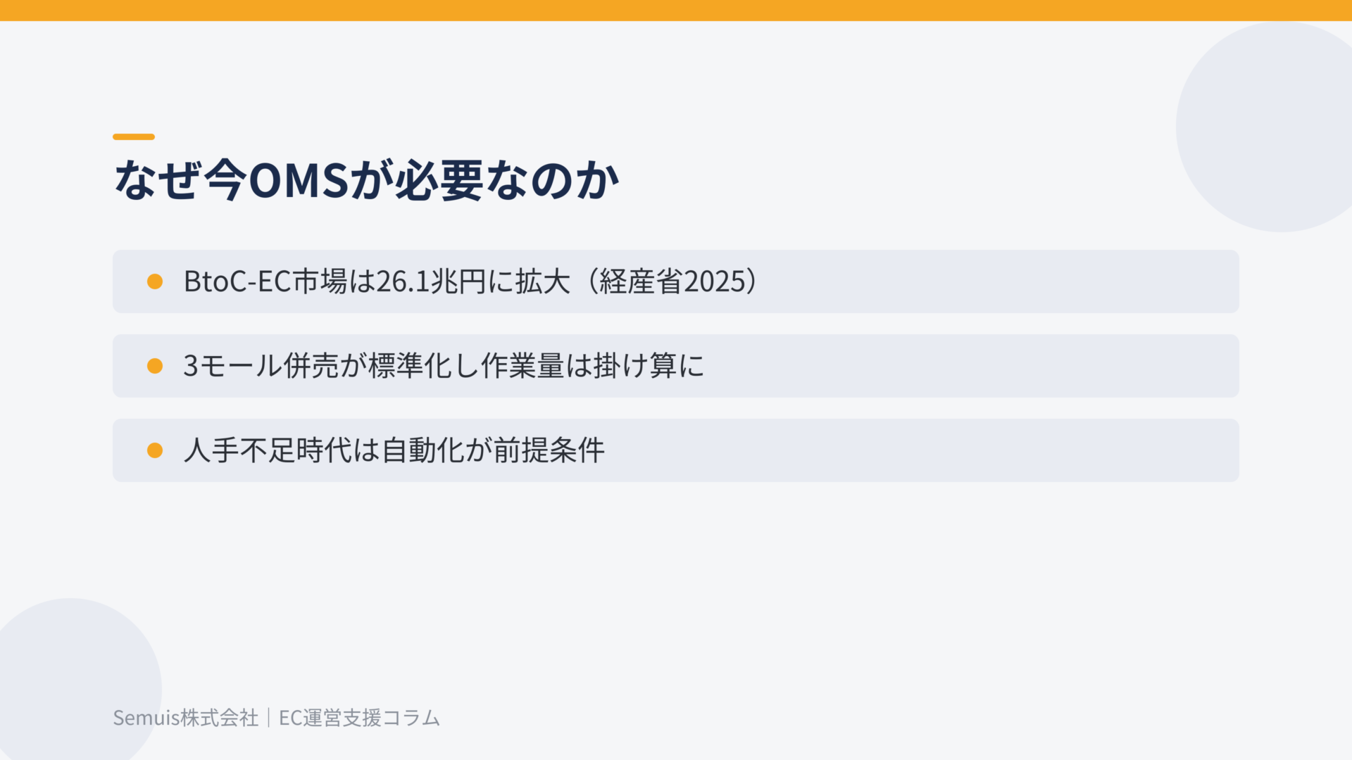 複数モール運営の課題と市場背景
