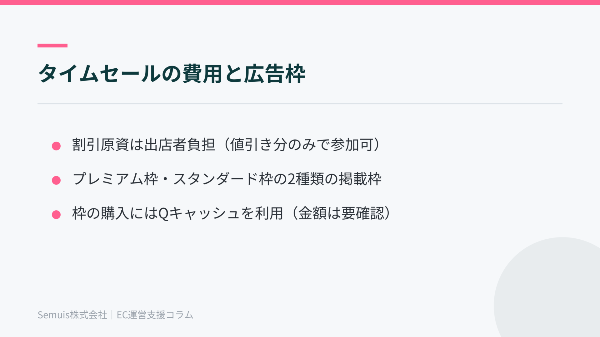Qoo10タイムセールの費用と広告枠の要点