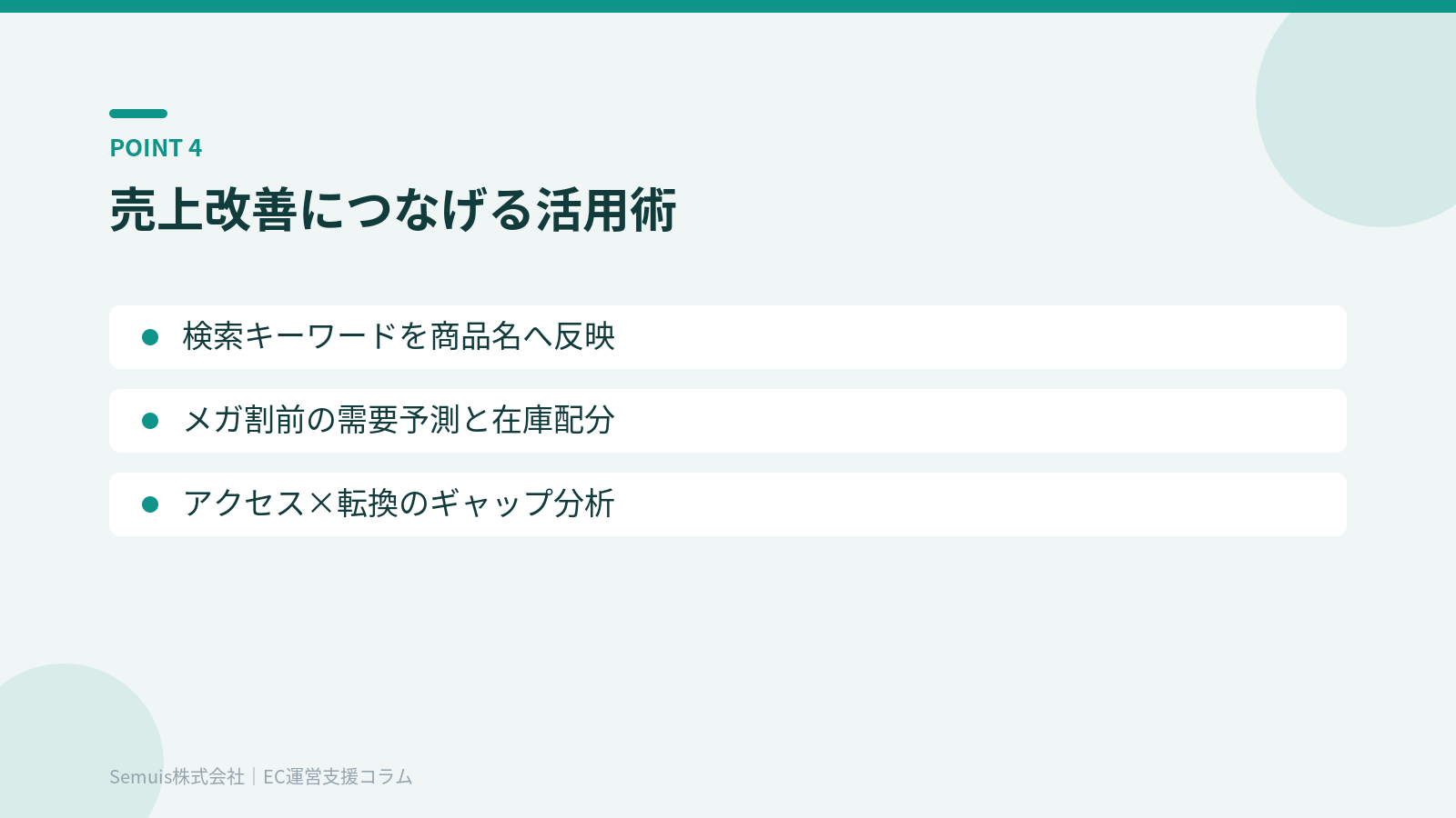 売上改善につなげるQoo10 Analytics活用術