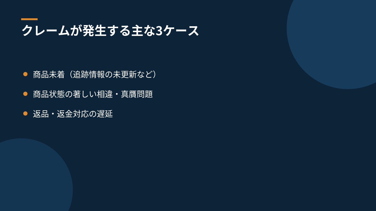 保証請求が発生する主な3つのケース