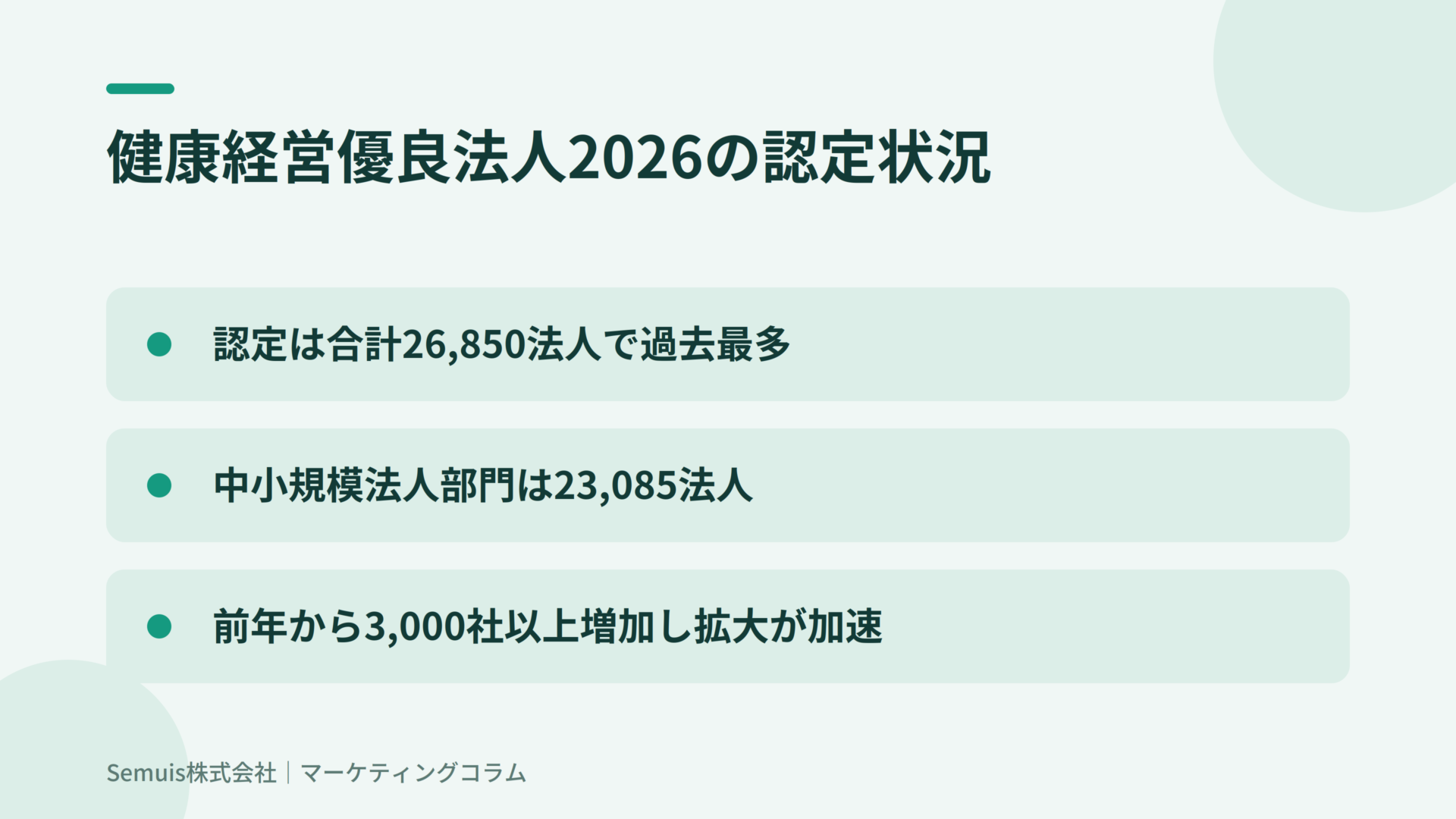 中小企業のための健康経営の始め方5ステップ|認定制度2026の最新動向と実践チェックリスト