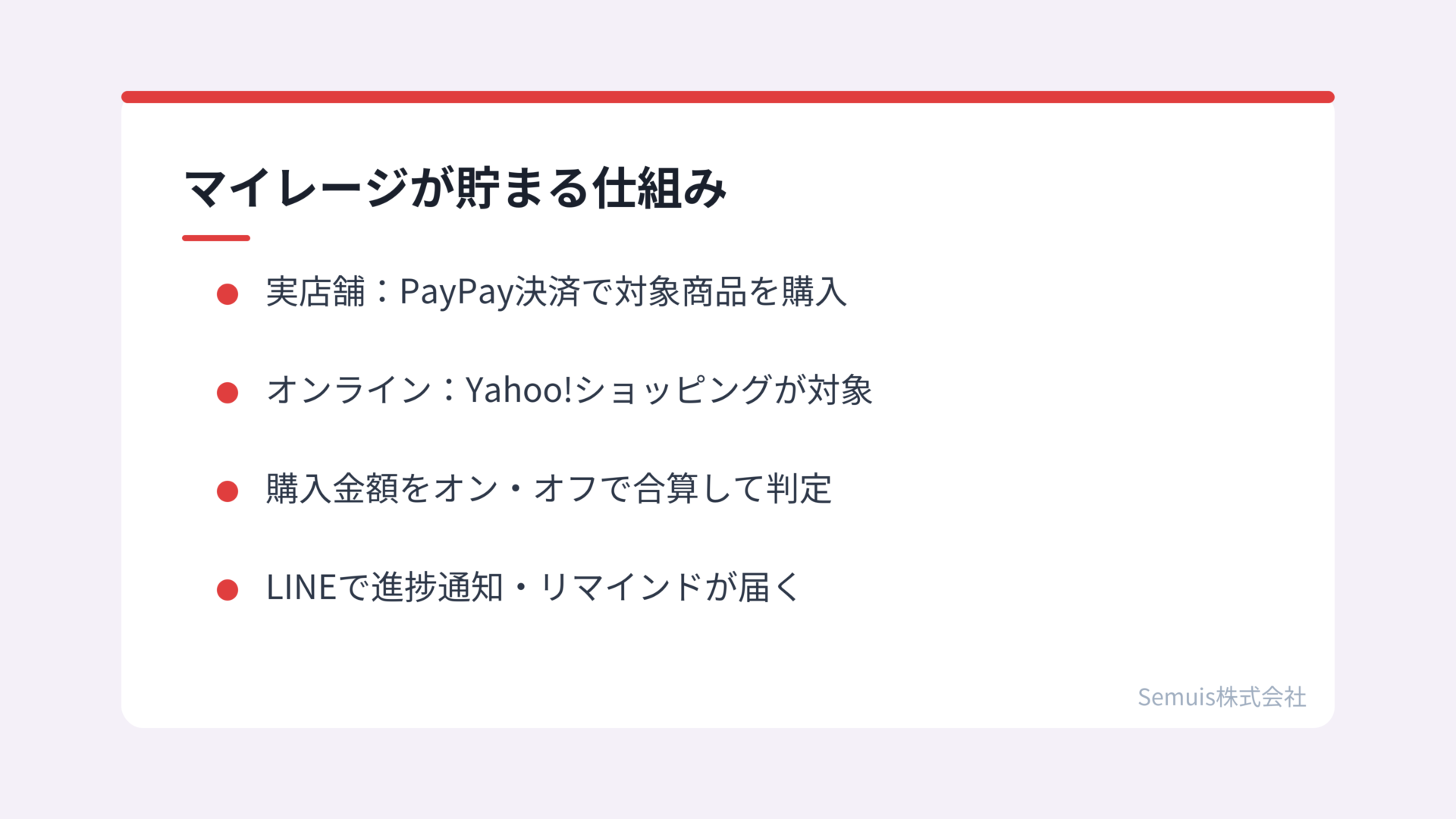 LYPマイレージの仕組み