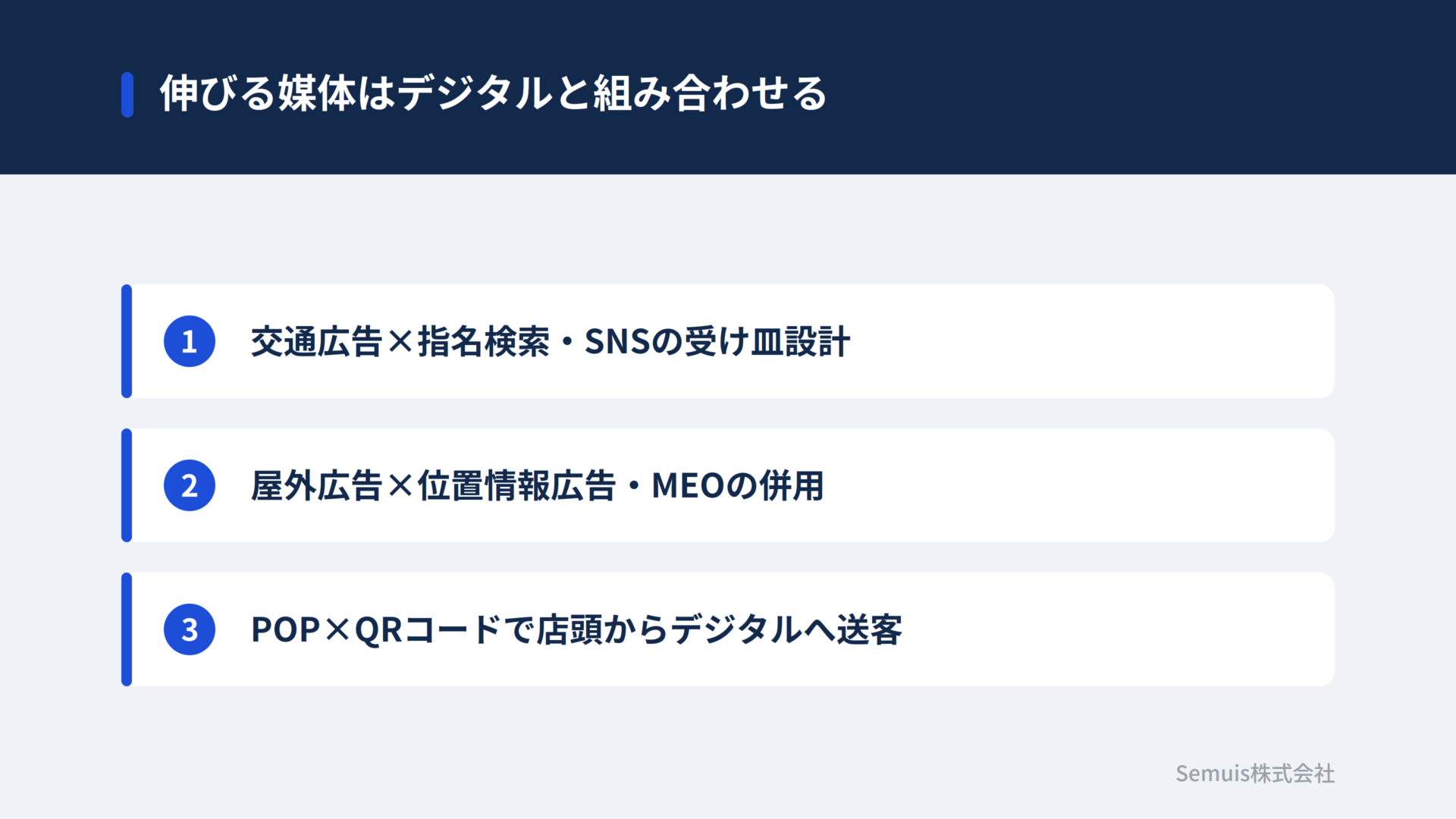 伸びる媒体はデジタルと組み合わせる