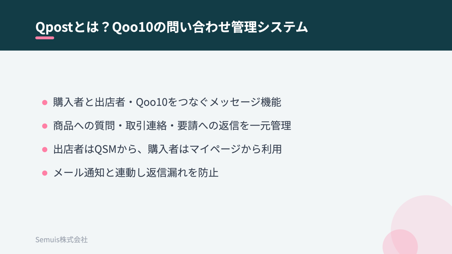 Qpostとは？Qoo10の問い合わせ管理システム