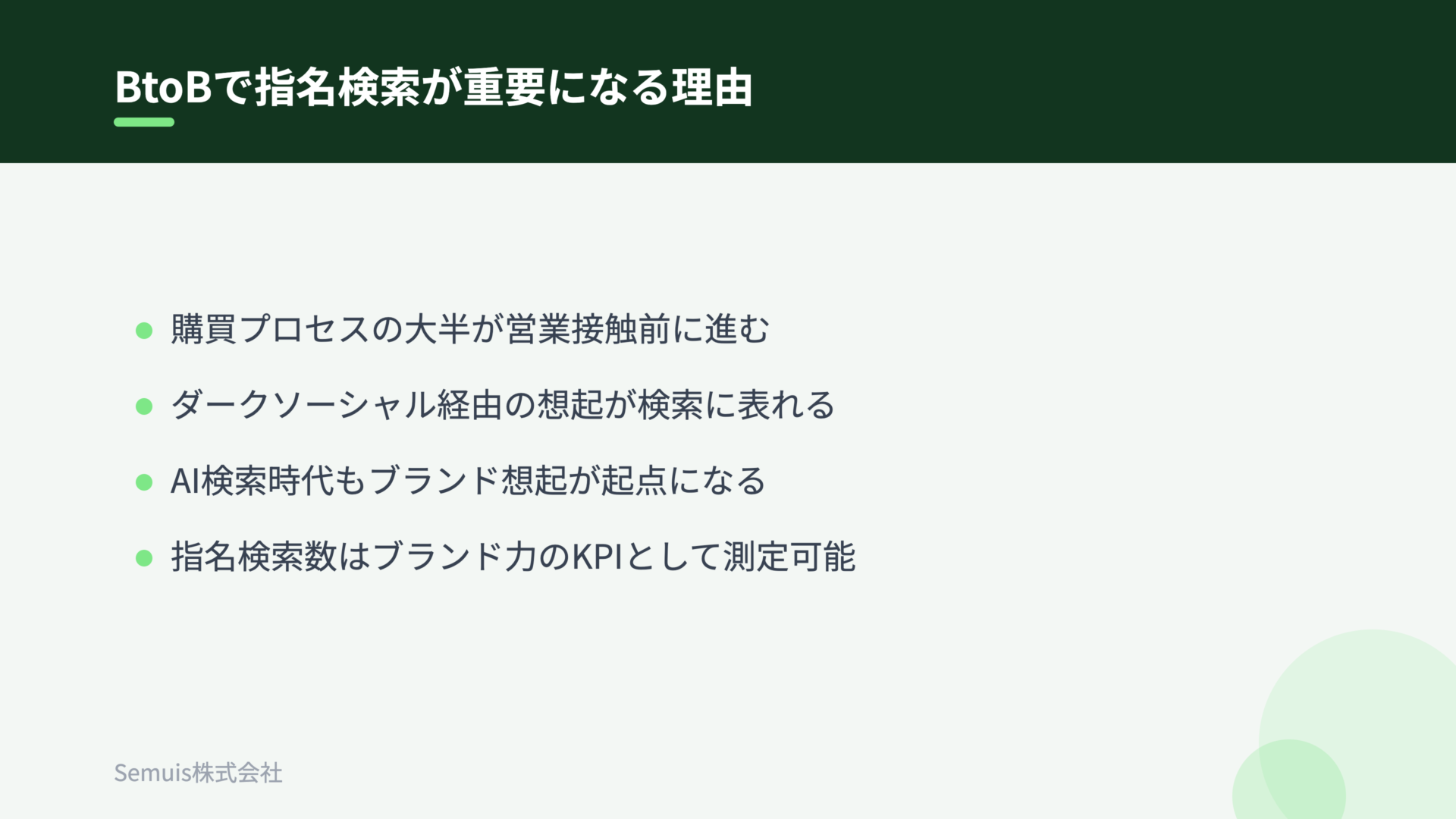 BtoBで指名検索が重要になる理由