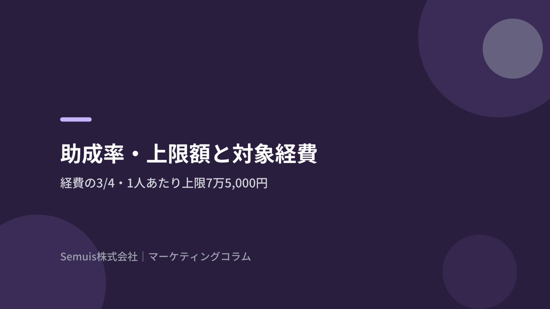 助成率・上限額と対象経費