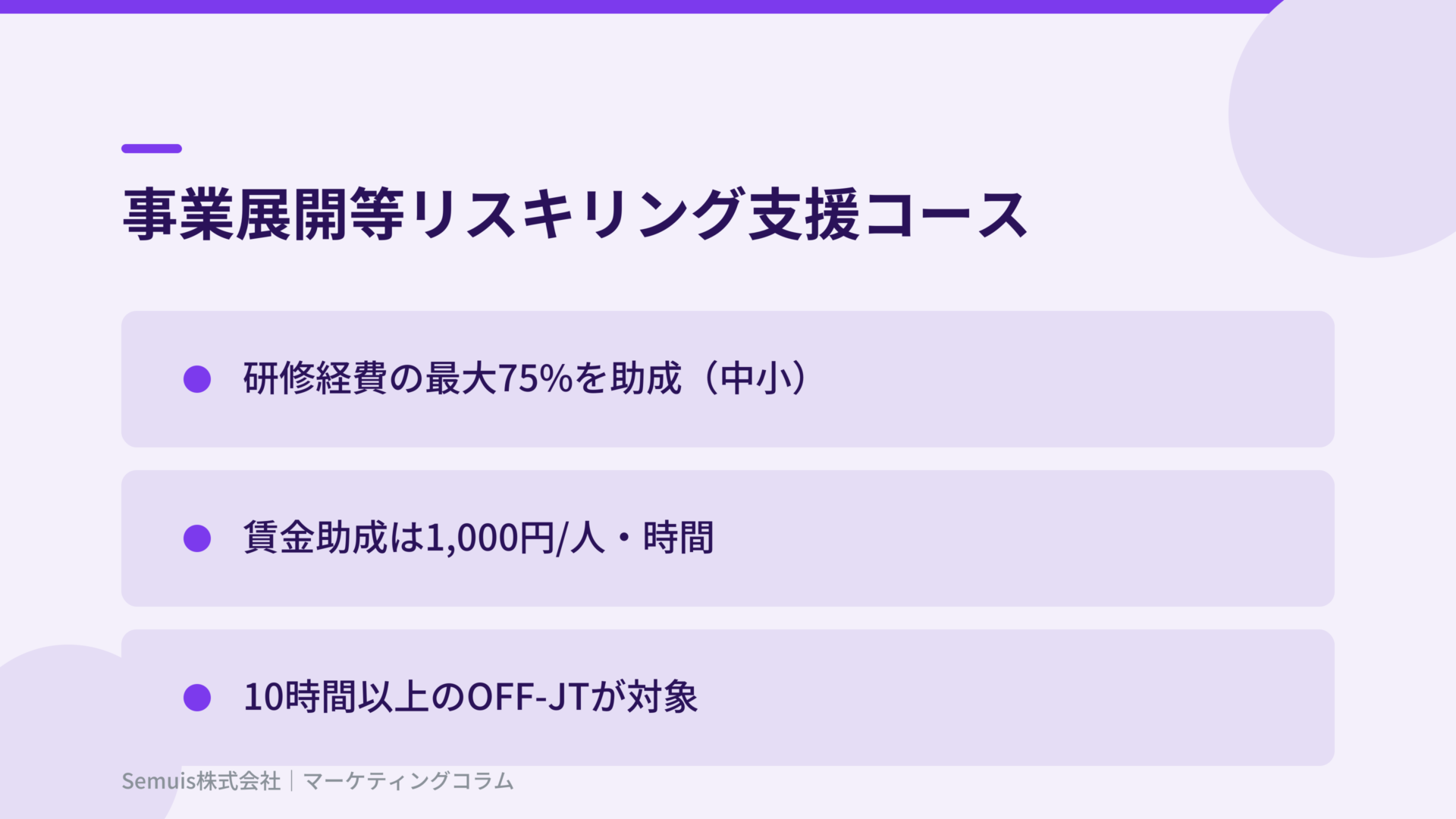 事業展開等リスキリング支援コースとは